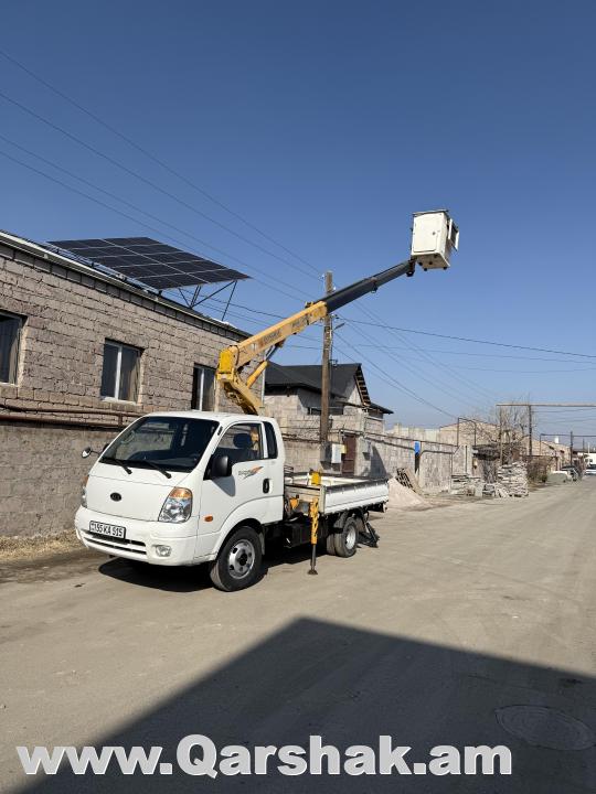 Տրվում է վարձույթով նաեվ վաճառվում է вышка 12մետր люлка Bongo 3